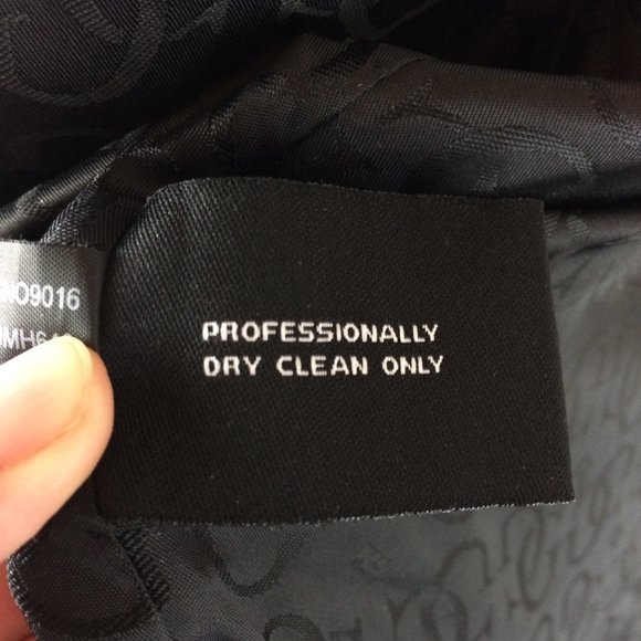 Vintage Wool Coat Black Grey Y2K - Picture 8 of 8